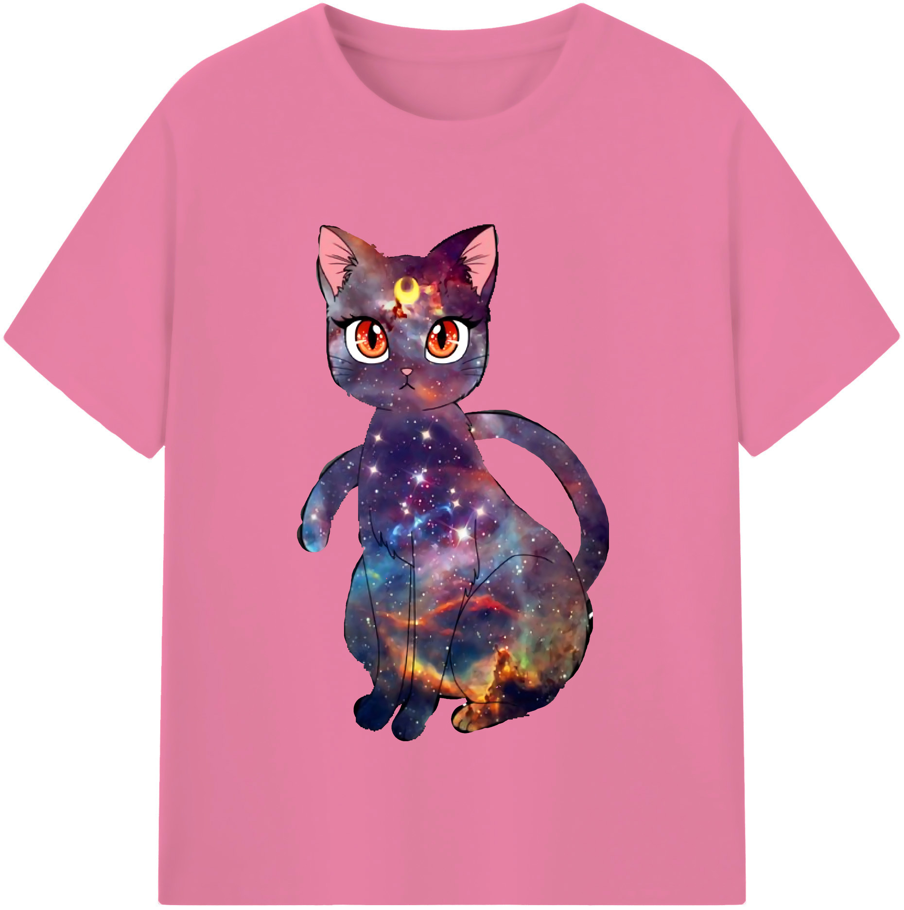 （画像用） 美少女戦士セーラームーン Sailor Moon 綿100％半袖Tシャツ（フロントプリント）